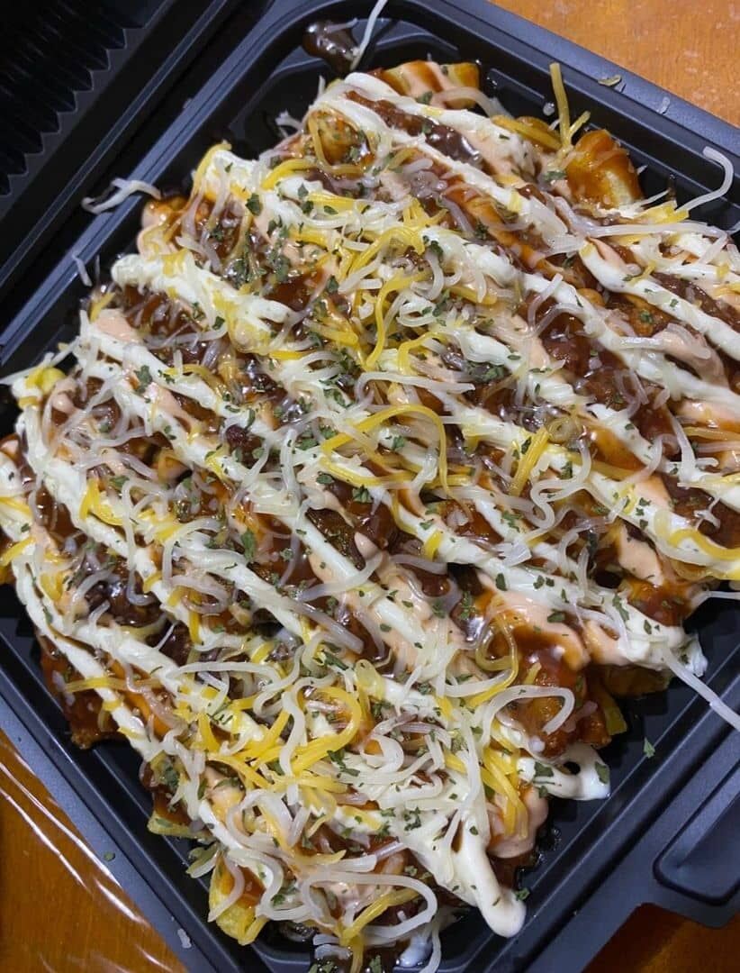 Beef Chili Loaded Fries