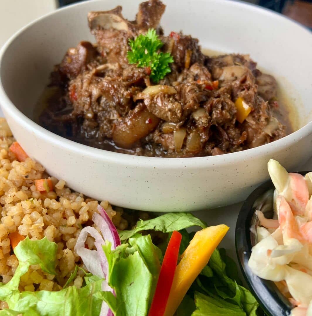 Fried Rice & Lamb Stew